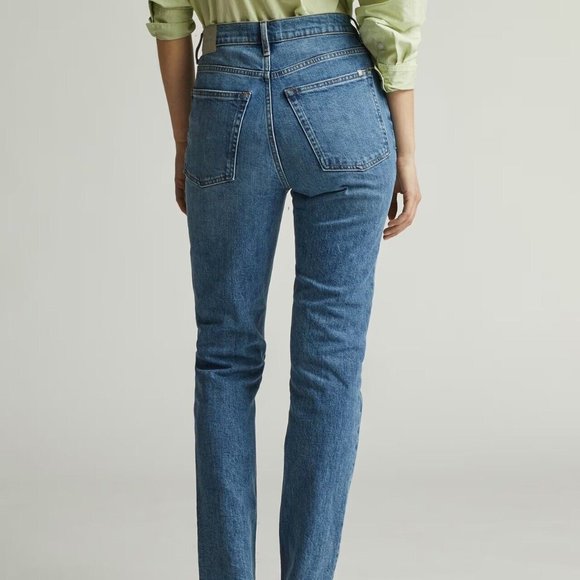 Everlane The Way-High Slim Jeans Size 28 NWOT High Rise Sail Blue Women’s - Picture 2 of 4